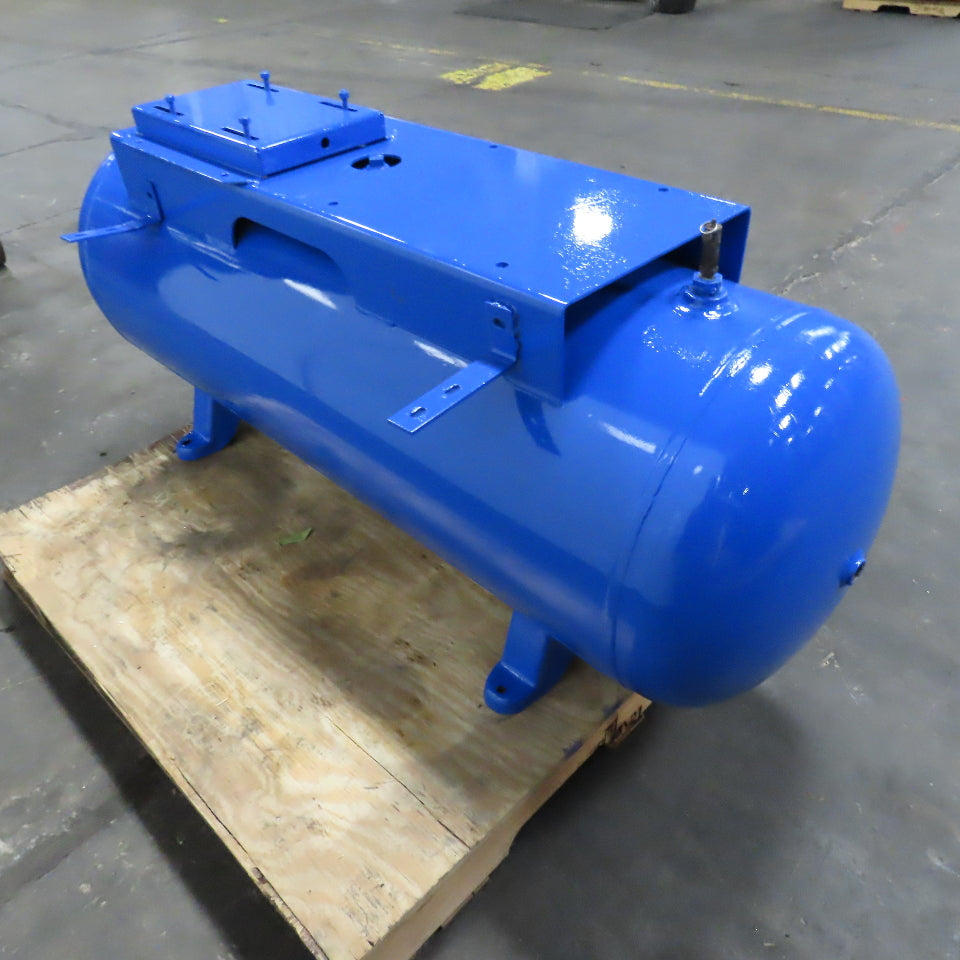 Brunner Eng. 80 Gallon Horizontal Compressed Air Receiver Storage Tank 200PSI