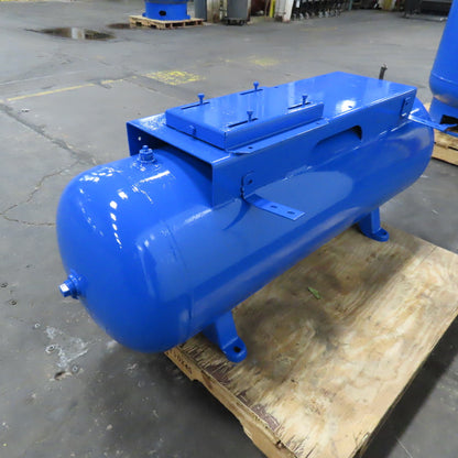 Brunner Eng. 80 Gallon Horizontal Compressed Air Receiver Storage Tank 200PSI