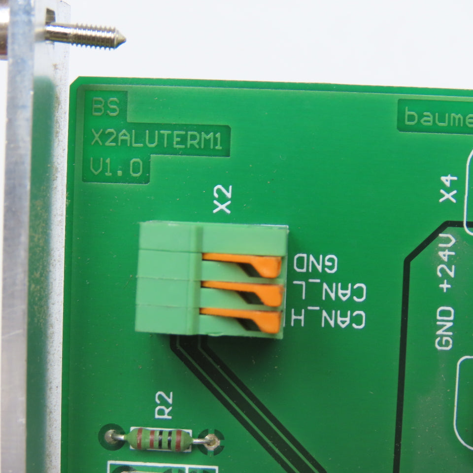 Baumer HHS GmbH X2ALUTERM1 V1.0 Terminal Card PCB