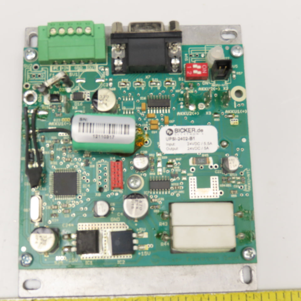 Bicker UPSI-2402-B1 24V DC/DC Power Supply Battery Monitor