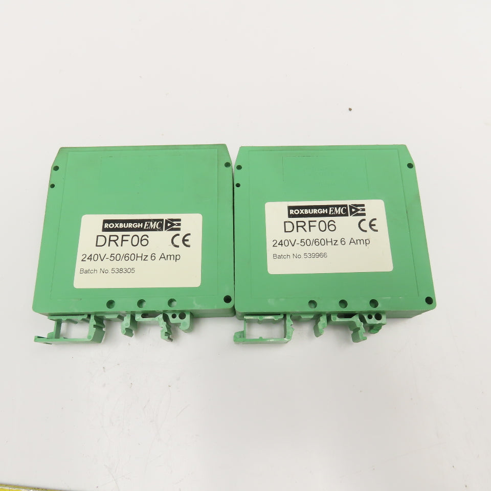 Roxburgh DRF06 240V 50/60Hz 6A EMI Input Filter Lot Of 2