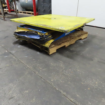Bishamon EZ-Loader 4000Lbs. 48" x 48" Pneumatic Pallet Positioner Rotating Top