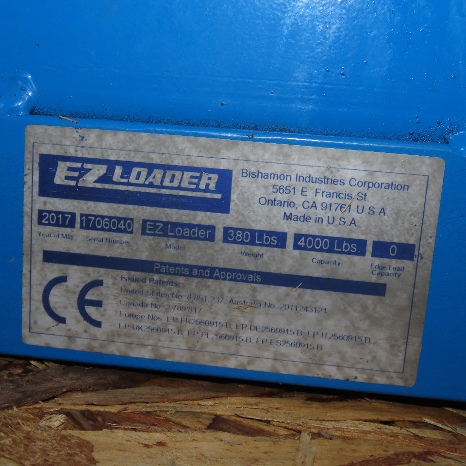 Bishamon EZ-Loader 4000Lbs. 48" x 48" Pneumatic Pallet Positioner Rotating Top