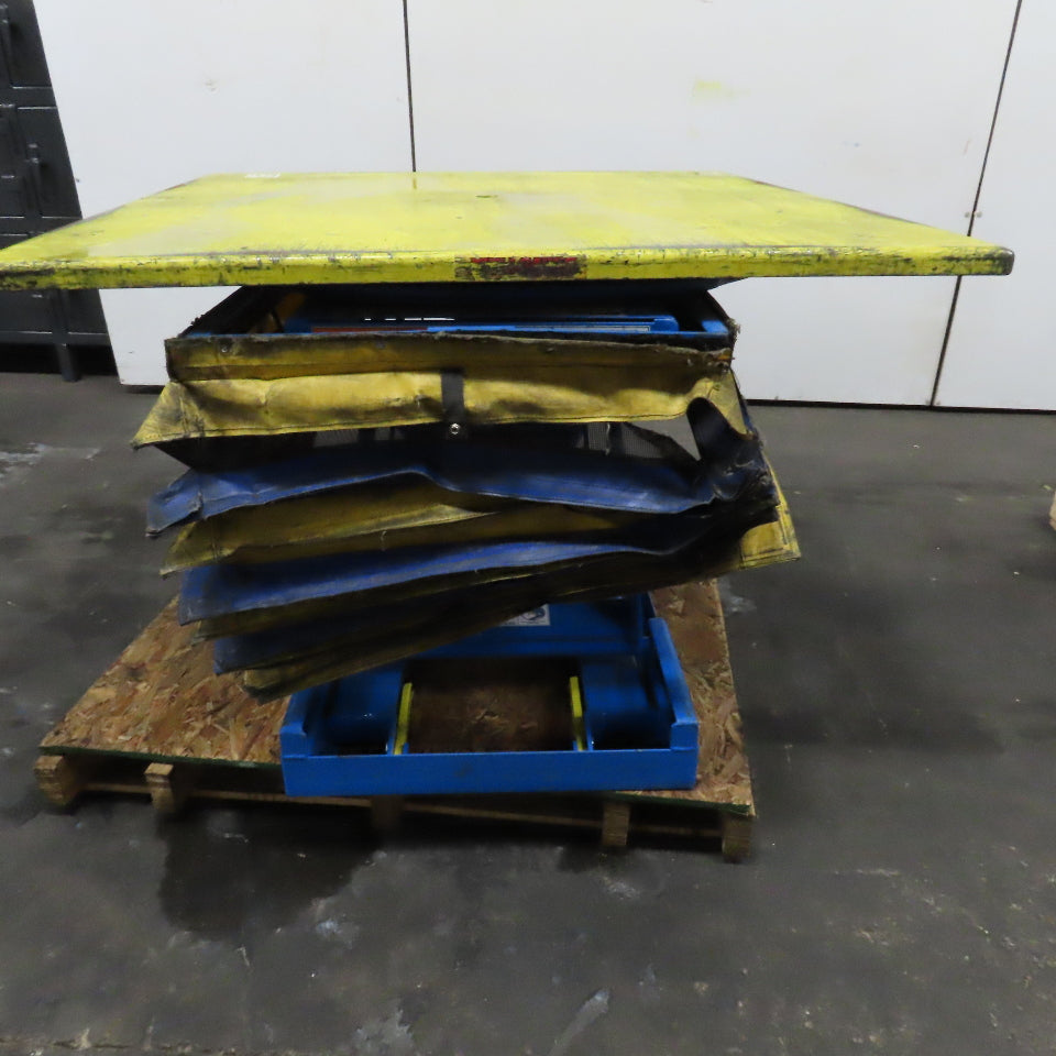 Bishamon EZ-Loader 4000Lbs. 48" x 48" Pneumatic Pallet Positioner Rotating Top