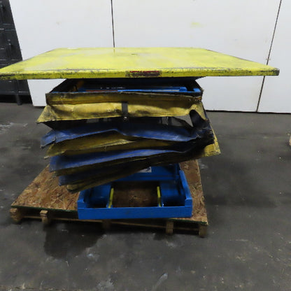 Bishamon EZ-Loader 4000Lbs. 48" x 48" Pneumatic Pallet Positioner Rotating Top