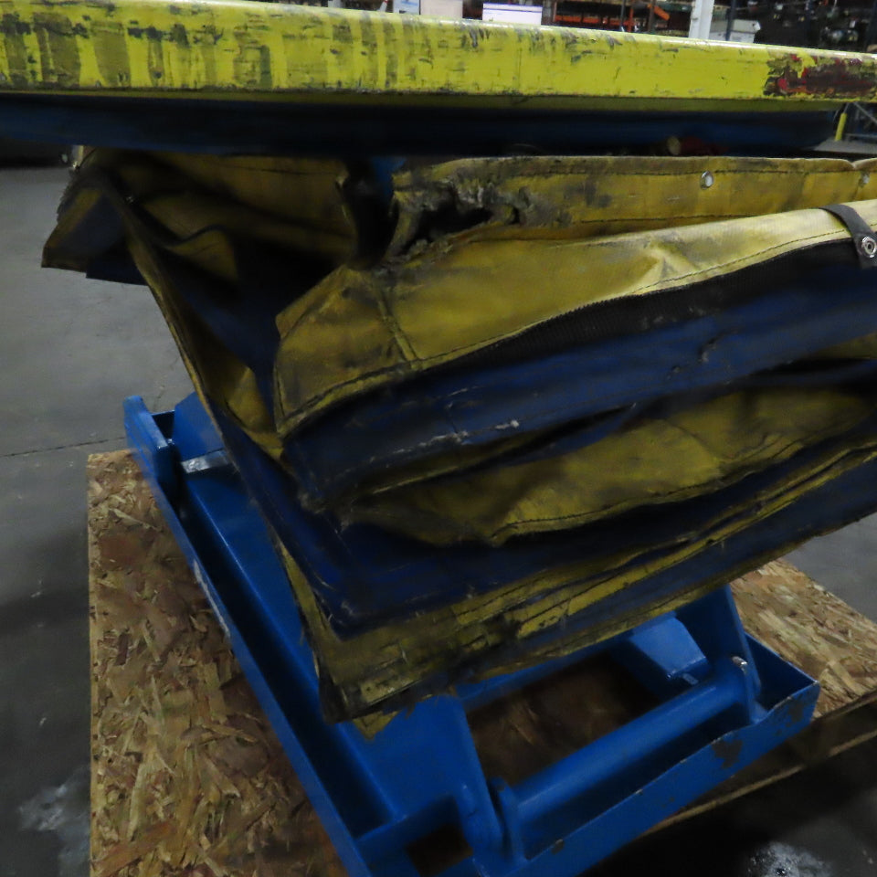 Bishamon EZ-Loader 4000Lbs. 48" x 48" Pneumatic Pallet Positioner Rotating Top