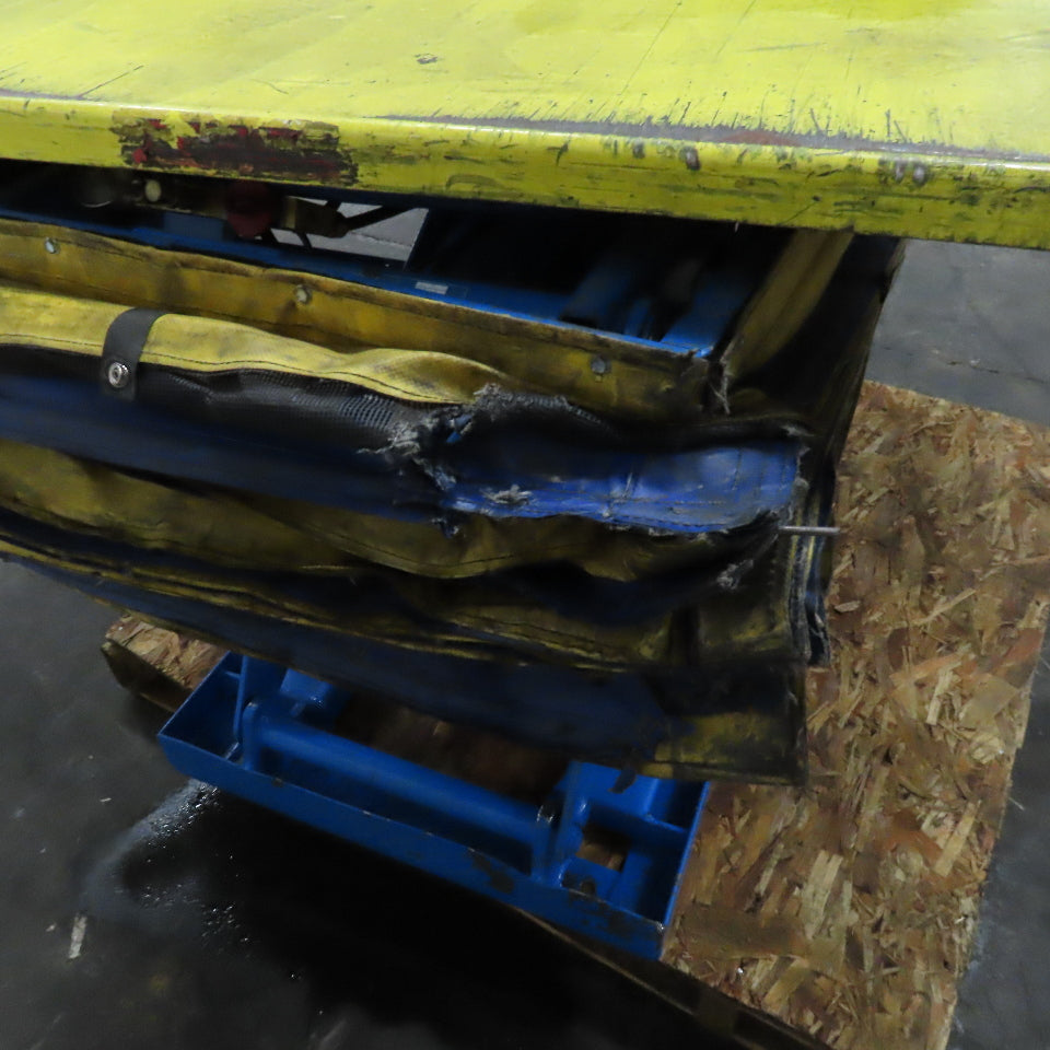 Bishamon EZ-Loader 4000Lbs. 48" x 48" Pneumatic Pallet Positioner Rotating Top