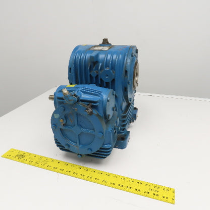 Cone Drive OUS25-40-A4 225:1 Ratio 2.14Hp Parallel Shaft Gear Reducer 7.7RPM
