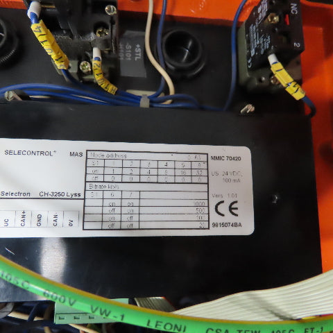 Bystronic MMIC 70420 Operator Control Console For Bystar 3015