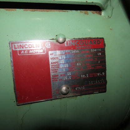 Sullair 10B-50H ACAC 50Hp 575V 60Hz Rotary Screw Air Compressor Tested 125PSI