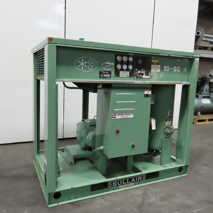 Sullair 10B-50H ACAC 50Hp 575V 60Hz Rotary Screw Air Compressor Tested 125PSI