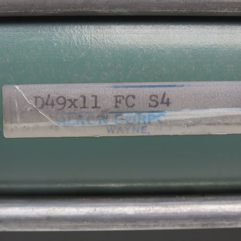 Alkon D49X11 FC S4 2-1/2" Bore x 11" Stroke Double Acting Air Cylinder