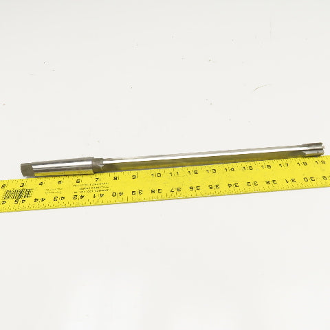 0.775" 6 Flute Carbide Tipped Chucking Reamer Extended #3MT Shank 16-1/2" OAL