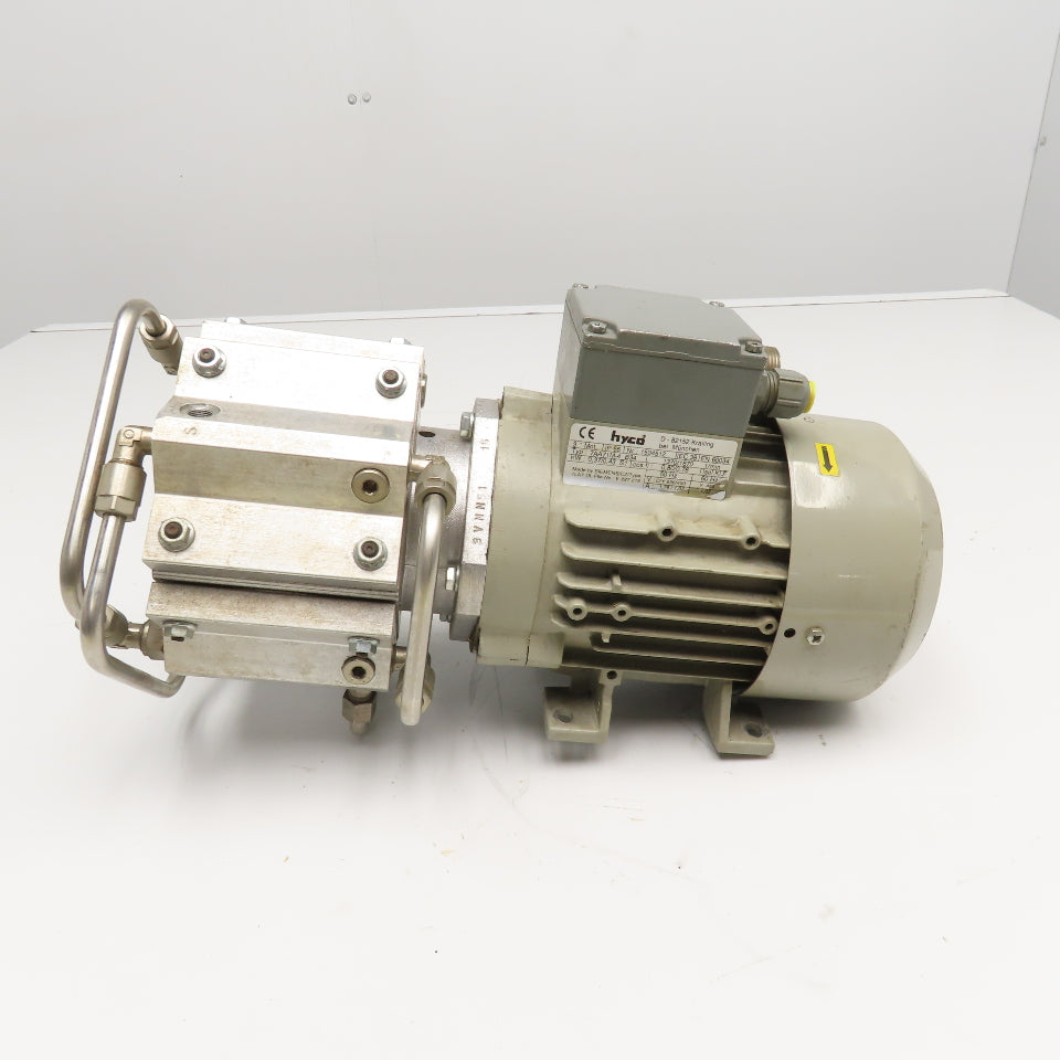 Hyco 7AA71M-4 0.37/1.43kW 460VY 50/60Hz Vacuum Pump G1/8 Ports