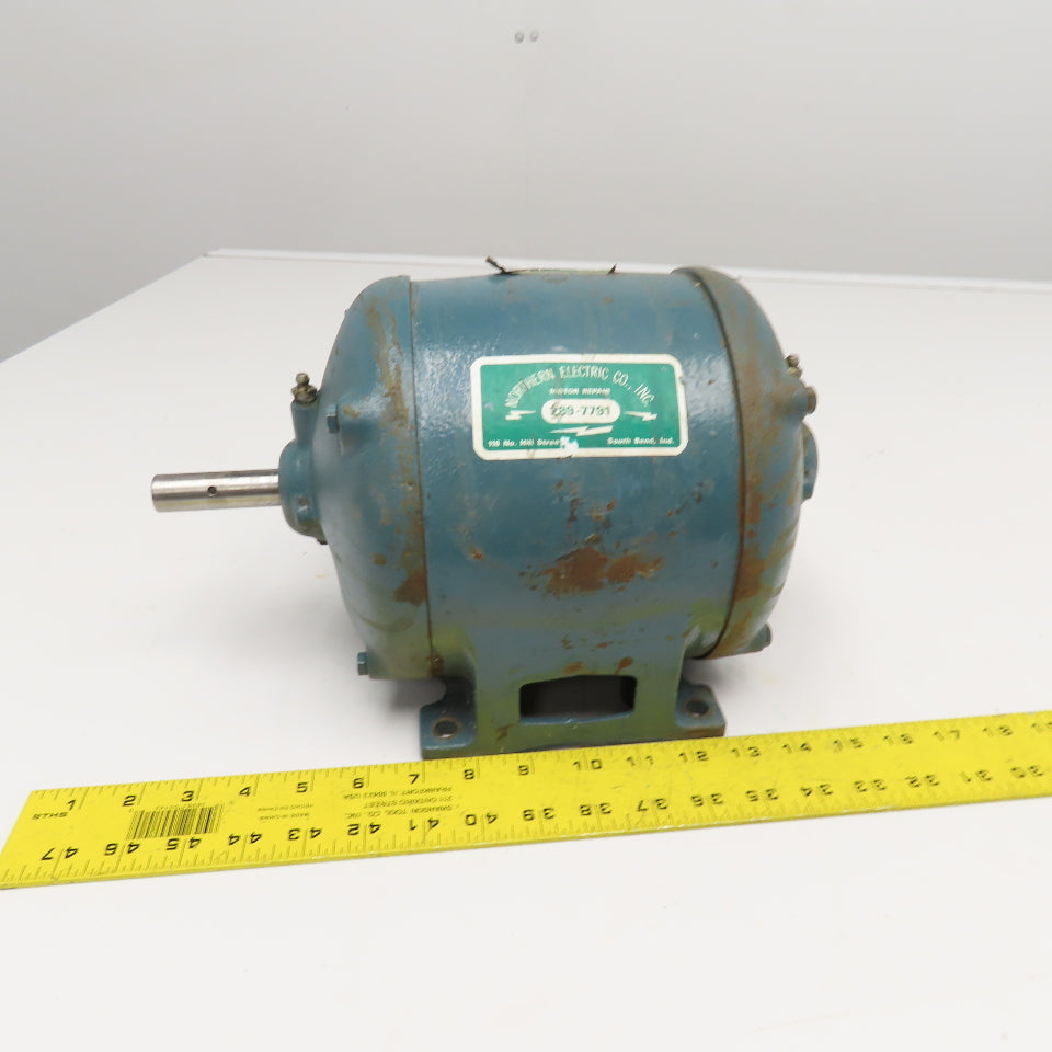 Verson Type OGX 1/2Hp 1740RPM 440V 3Ph Cast Iron AC Motor