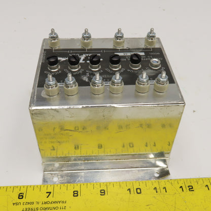 Wilmar D101-6X Close Differential Relay 3Ph Adjustable 208V Parts/Repair