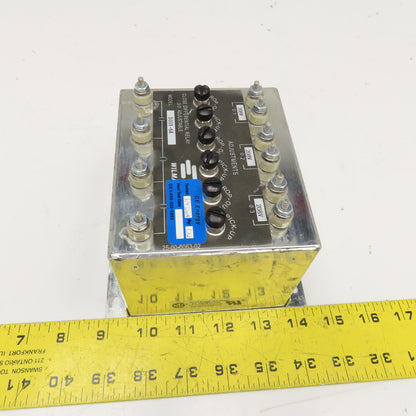 Wilmar D101-6X Close Differential Relay 3Ph Adjustable 208V