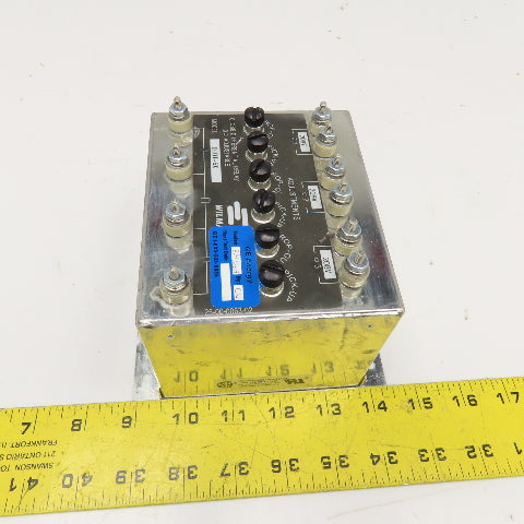 Wilmar D101-6X Close Differential Relay 3Ph Adjustable 208V
