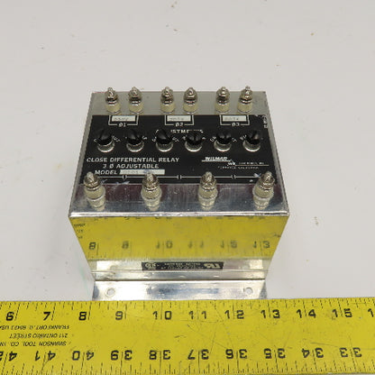 Wilmar D101-6X Close Differential Relay 3Ph Adjustable 208V