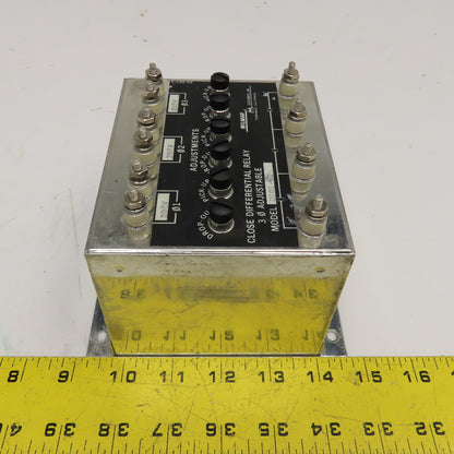 Wilmar D101-6X Close Differential Relay 3Ph Adjustable 208V