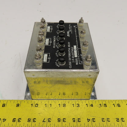 Wilmar D101-6X Close Differential Relay 3Ph Adjustable 208V
