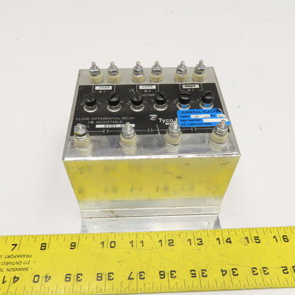 Tyco D101-6X Close Differential Relay 3Ph Adjustable 208V