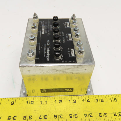 CII Tech Wilmer D101-6X Close Differential Relay 3Ph Adjustable 208V