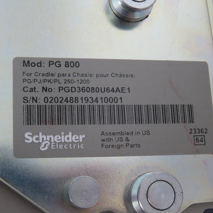 Schneider PGD36080U64AE1 PG800 600V 800A 3Pole Micrologic Circuit Breaker NIB