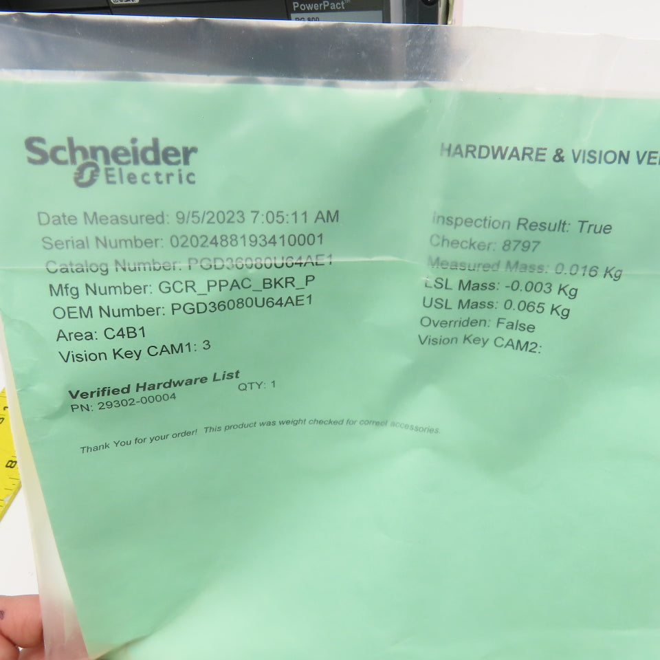 Schneider PGD36080U64AE1 PG800 600V 800A 3Pole Micrologic Circuit Breaker NIB