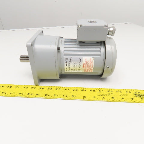 Brother G3K22N80-MF2AEN 80:1 Ratio Gear Motor 1/4Hp 200-460V 50/60Hz 3Ph
