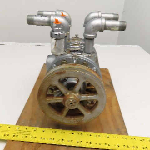 Gast 11X1740-2A Belt Driven Vacuum Pump 1" NPT Ports