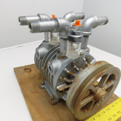 Gast 11X1740-2A Belt Driven Vacuum Pump 1" NPT Ports