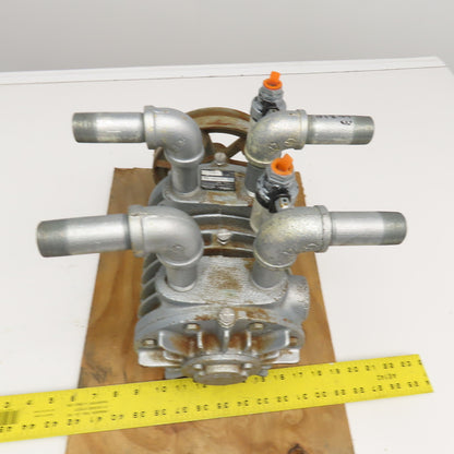 Gast 11X1740-2A Belt Driven Vacuum Pump 1" NPT Ports