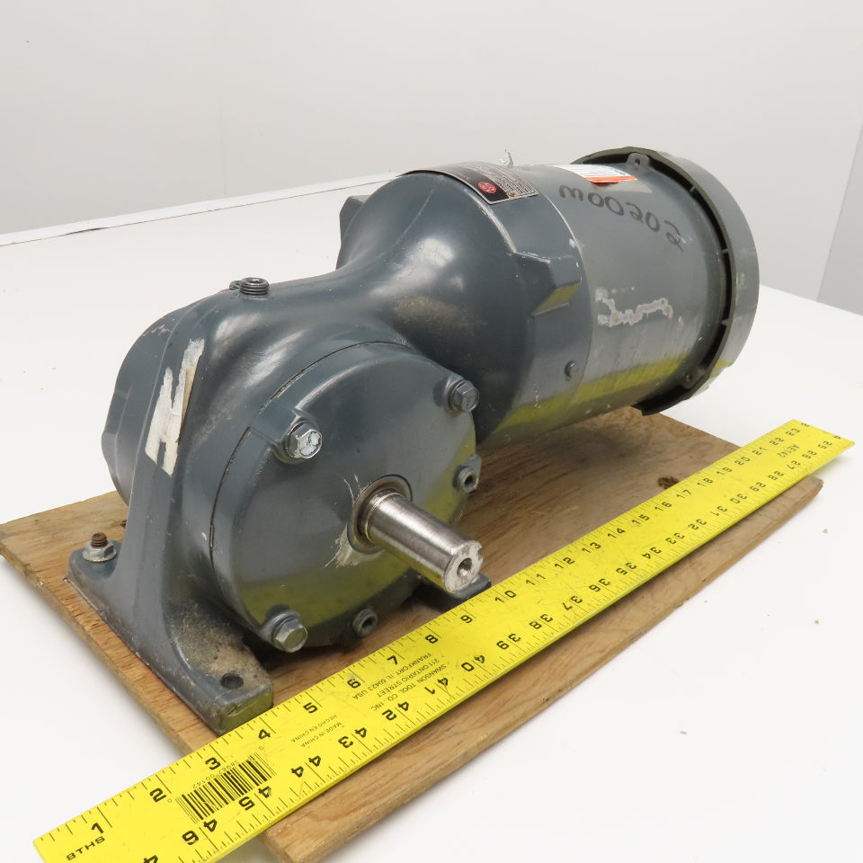 US Motors Type CWP 31:1 Ratio 56RPM Output Gear Motor 208-230/460V .33Hp