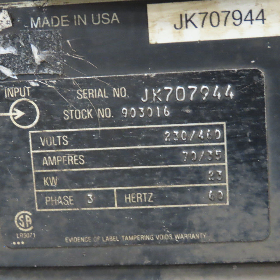 Miller Deltaweld 451 230/460V 450A Contant Voltage DC Arc Welder Wheel Package