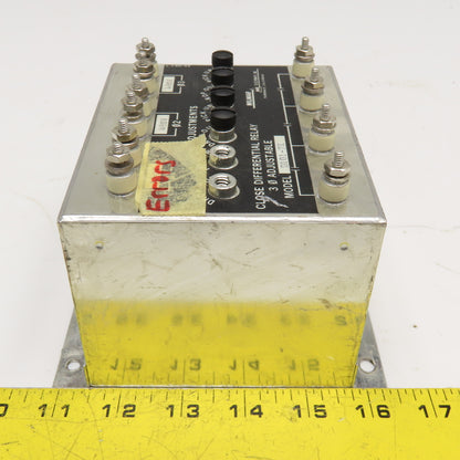 Wilmer D101-7X Close Differential Relay 3Ph Adjustable 208V Parts/Repair