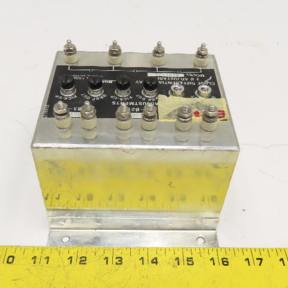Wilmer D101-7X Close Differential Relay 3Ph Adjustable 208V Parts/Repair