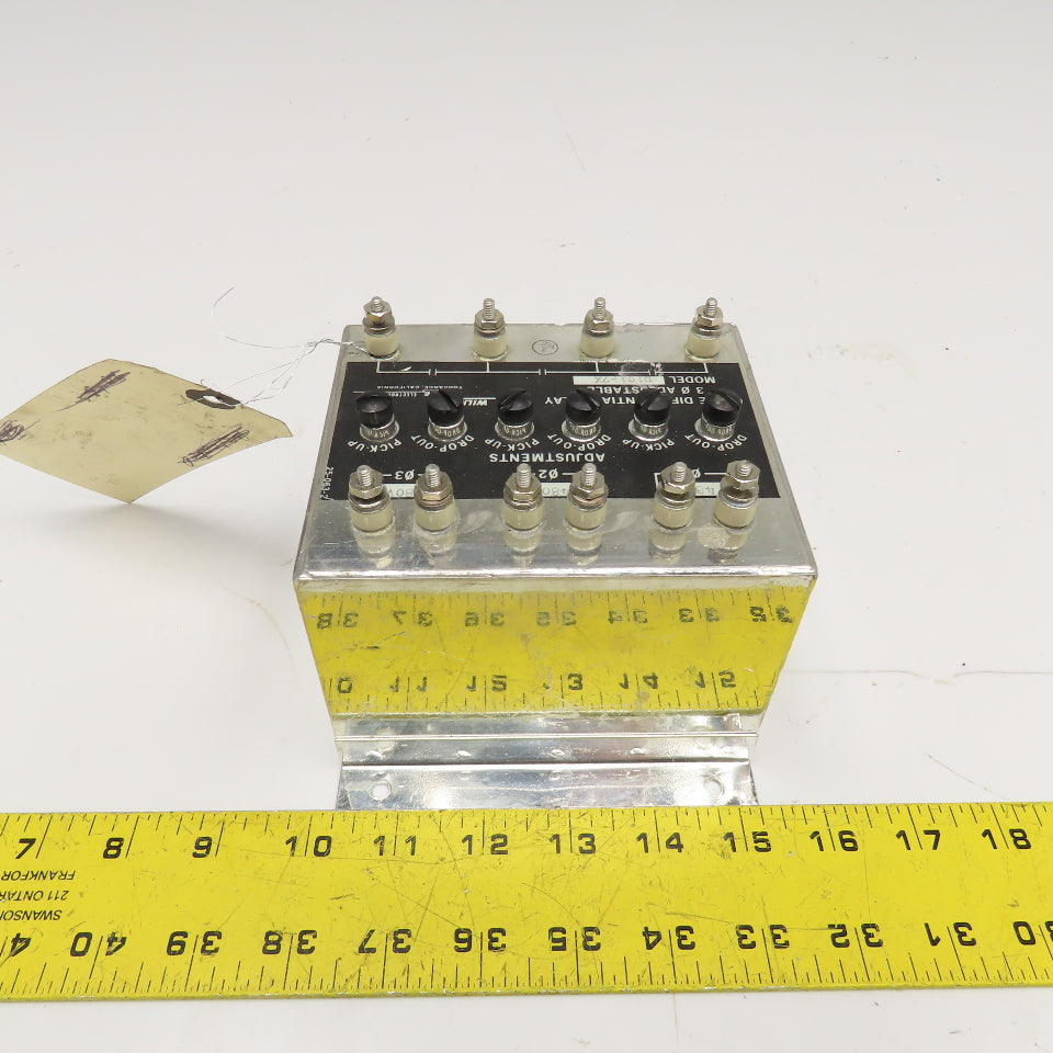 Wilmer D101-7X Close Differential Relay 3Ph Adjustable 208V Parts/Repair
