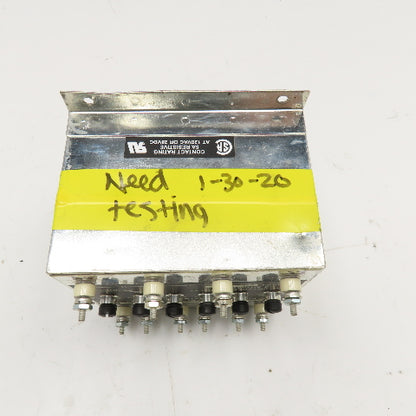 Wilmer D101-7X Close Differential Relay 3Ph Adjustable 208V Parts/Repair
