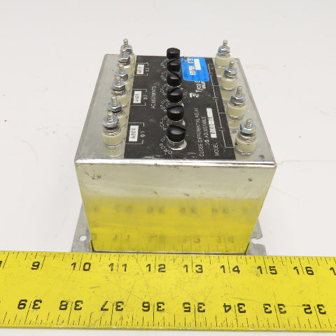 Wilmer D101-7X Close Differential Relay 3Ph Adjustable 208V