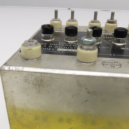 Wilmer CII Tech. D101-7X Close Differential Relay 3Ph Adjustable 208V Parts