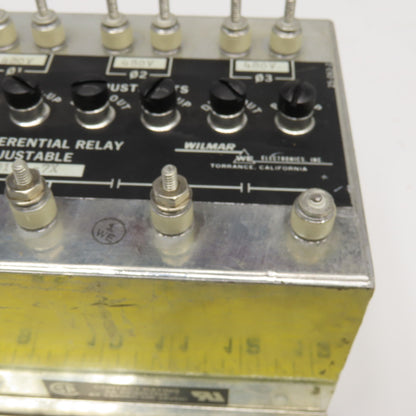 Wilmer CII Tech. D101-7X Close Differential Relay 3Ph Adjustable 208V Parts