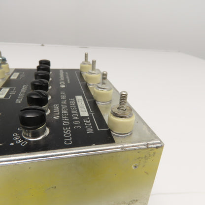 Wilmer CII Tech. D101-7X Close Differential Relay 3Ph Adjustable 208V