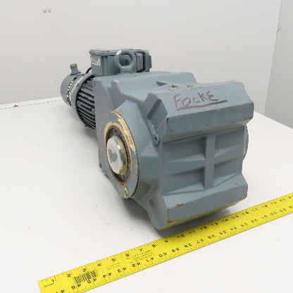 Bauer BK40-74VH 59.66:1 Ratio 28.5RPM Right Angle Gear Brake Motor 075kW 480V