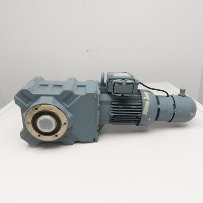 Bauer BK40-74VH 59.66:1 Ratio 28.5RPM Right Angle Gear Brake Motor 075kW 480V