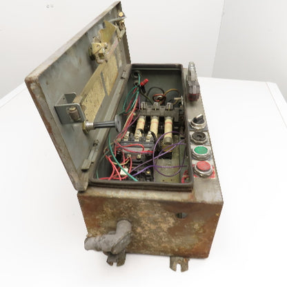 Allen Bradley 512-CJCD-25R 600V 45A 25Hp Fused Combination Starter Disconnect