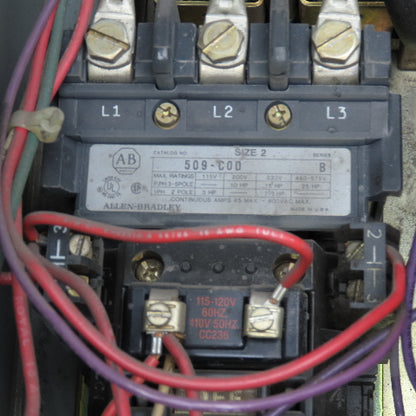 Allen Bradley 512-CJCD-25R 600V 45A 25Hp Fused Combination Starter Disconnect