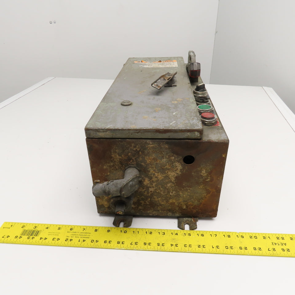 Allen Bradley 512-CJCD-25R 600V 45A 25Hp Fused Combination Starter Disconnect