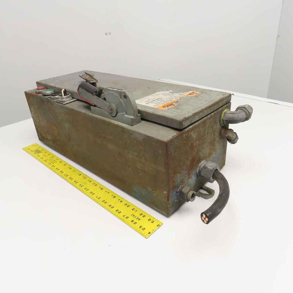 Allen Bradley 512-CJCD-25R 600V 45A 25Hp Fused Combination Starter Disconnect