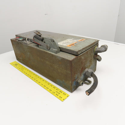 Allen Bradley 512-CJCD-25R 600V 45A 25Hp Fused Combination Starter Disconnect